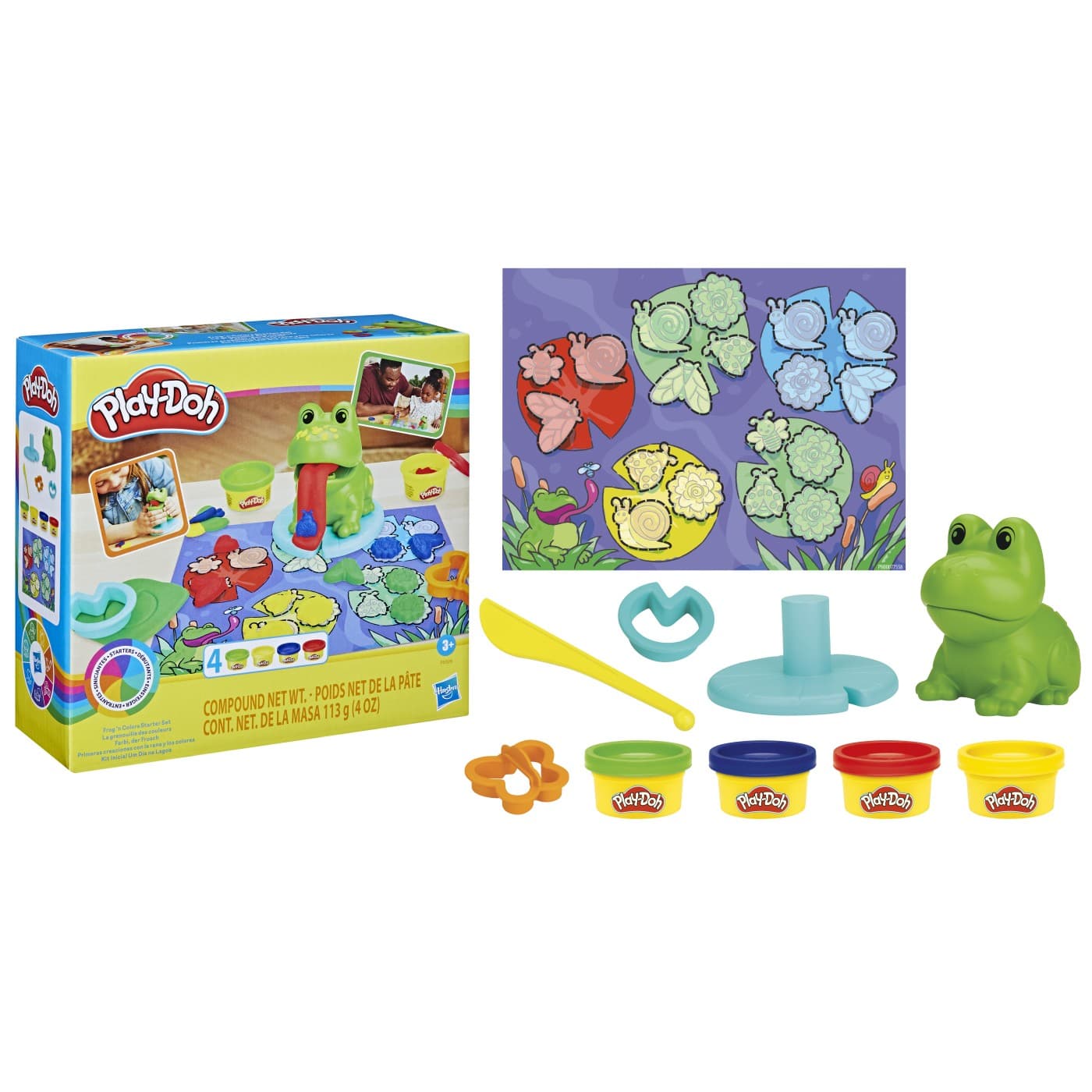 Set de joaca - Play-Doh - Frog'n Colors Starter